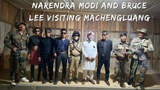 Narendra Modi and Bruce Lee visiting Machengluang  during Christmas#christmas #entertainment