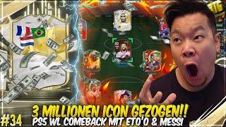 OMG 3 MIO+ LIEBLINGSICON GEZOGEN!!  WL COMEBACK MIT ETO'O & MESSI  EAFC 25 PS5 RTG#34