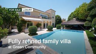 Fully refined family villa at Green Community | haus & haus