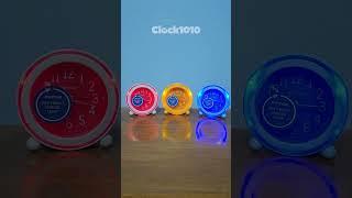 Rhythm "Nightbright 308" Desk Alarm Clock - CRE308UR01 (Red), CRE308UR04 (Blue), CRE308UR14 (Orange)