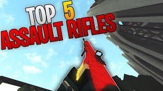 TOP 5 BEST ASSAULT RIFLES TO USE in Phantom Forces