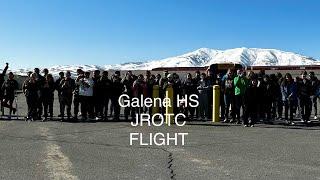 The Galena Grizzly JROTC Battalion visited the Washoe County Armory and flew in a Chinook