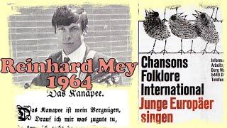 Reinhard Mey - Das Canapé - live 1964 (Burg Waldeck) - ganzer Song - mit Text