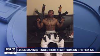 Suburban man gets 8 years for trafficking guns into Chicago