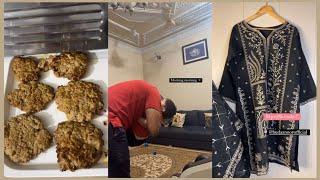 Merium Pervaiz Make Best Beef Patties Burger Recipe & Unboxing Stunning PR Suits Packages Routine ️