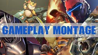Apache 15X Overwatch Soldier Torbjorn Reinhardt Winston Wrecking Ball Gameplay Montage Compilation