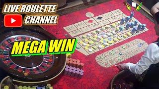 LIVE ROULETTE |  MEGA WIN  Amazing Session In Las Vegas Casino  Insane Betting  2023-07-10