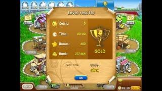 Farm Frenzy Pizza Party only GOLD Cow lane 4 (level 36) Веселая ферма Печем пиццу Коровья 4 Золото