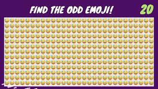 FIND THE ODD EMOJI #11 HARD EDITION