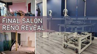 It's finally ready! - Pet grooming salon renovation reveal