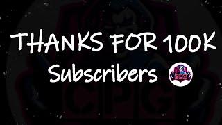 Thanks For 100K Subscribers | Center Point Gamer 100K Family 