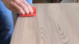 New 2023 Trend Creating Natural Wood Grain with a Graining Tool and Retique It