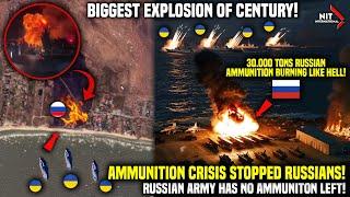 Biggest Fire of Century! Ukrainian Navy Wiped Russia's 30,000-Ton Arms Depot in Mariupol Off the Map