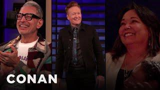 Jeff Goldblum & Conan Find A Big Danny Kaye Fan In The Audience | CONAN on TBS