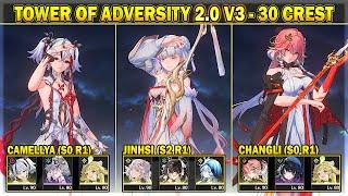 Jinhsi, Camellya, Changli - Tower of Adversity 2.0 Phase 3 - 30 Crest | Wuthering Waves