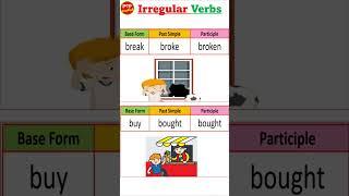 Irregular Verbs #shorts # Pep English