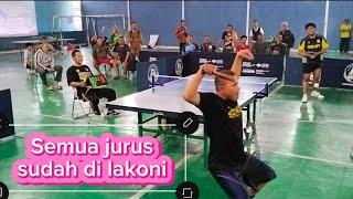 bingung pake jurus apa demi mengalahkan Ramzi vs jane tenis meja 2024