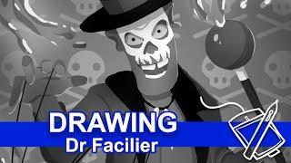 Dr Facilier #DisneyDrawingChallenge2017