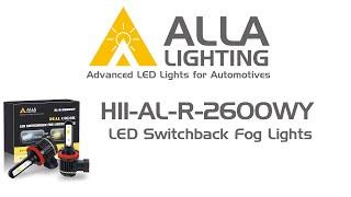 Review Install H16 H8 H11 LED Switchback Fog Light Headlight Dual Color