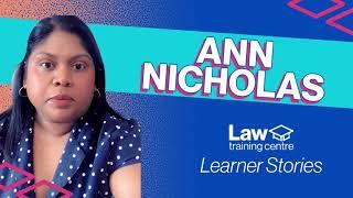 Learner Stories: Ann Nicholas — balancing work, motherhood and legal studies