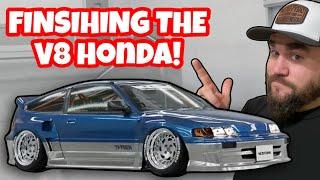 FINISHING THE 500HP REAR WHEEL DRIVE HONDA CRX!!