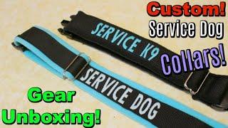 Unboxing Custom Service Dog Collars!