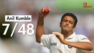 Kumble takes 7 Wickets in Chennai  | The King Of Leg Spin in Asia | Ind vs Aus 2nd test 2004