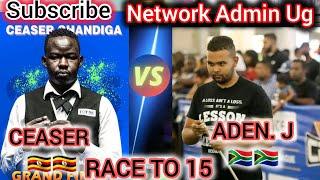 REPLAY|| ADEN JOSEPH Vs CEASER CHANDIGA |RACE TO 15 |4 MAN COMP | SOUTH AFRICA 2025