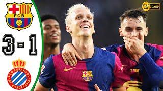 Barcelona vs Espanyol 3-1 Highlights & All Goals 2024 HD