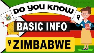 Do You Know Zimbabwe Basic Information | World Countries Information #195 - GK & Quizzes