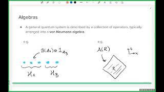 Jonathan Sorce - Information theory in the semiclassical limit 3-3-2025