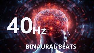 40Hz Binaural Beats, IIncrease Brain Power, Super Intelligence State, Maximize Memory, Concentration