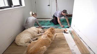 Making a Dog Area in the Mudroom!