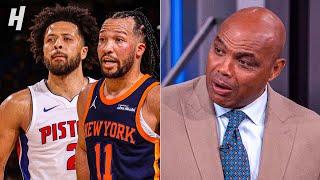 Inside the NBA REACTS to Pistons vs Knicks Game 2 Highlights