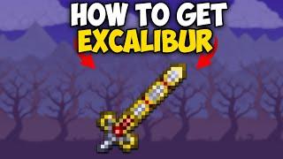 How to Get Excalibur in Terraria 1.4.4.9 | Excalibur craft terraria