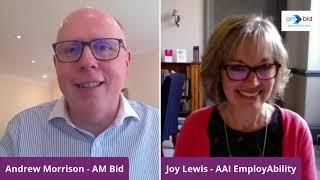 AAI EmployAbility CEO Joy Lewis speaks to AM Bid's Andrew Morrison on LinkedIn Live