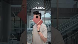 Huawei Mate XT Ultimate Hands On! First tri-foldable phone in the world  #huaweimatextultimate