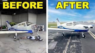 Completely REBUILDING Rescued Private Airplane over 2 years.