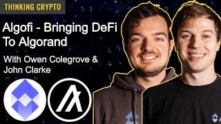Algofi Founders Interview - Algorand's Liquidity Protocol - ALGO DeFi, AlgoStable (STBL)