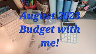 August 2023 Budget with Me!!