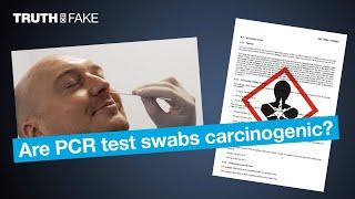 Truth or Fake: Are PCR test swabs carcinogenic?