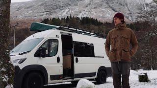 Van Life In The Snow (we had to leave Scotland)