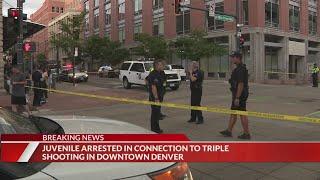 Juvenile arrested after 3 men hurt in 16th Street Mall shooting