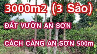 3000m2 Vườn (3 Sào) Sát Cảng An Sơn, Thuận An, Bình Dương, Thích Hợp Nghỉ Dưỡng | Giá: 5,5tr/m2