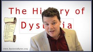 The History of Dyslexia