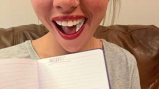 ASMR - My Grocery List - Gum Chewing Whisper