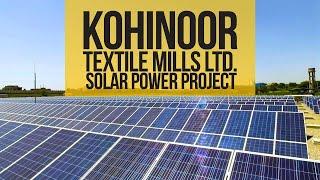 5.3 MW Solar Power Project at Kohinoor Textile Mills