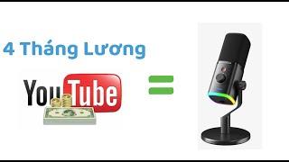 4 Tháng lương Youtube đổi lấy  Micro Maono PD100X. #bklap