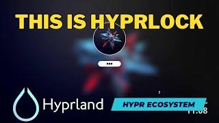 HYPRLOCK, the screen lock for HYPRLAND. Easy to customize and GPU-accelerated.