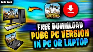 Pubg pc download kaise karen | Pubg pc download free | How to download pubg pc in laptop for free